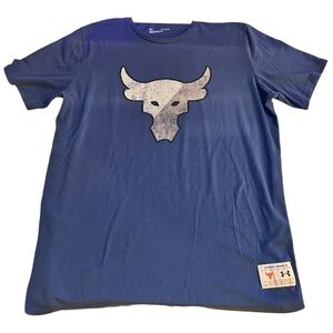Under Armour Men's Blue Bull Graphic Tee